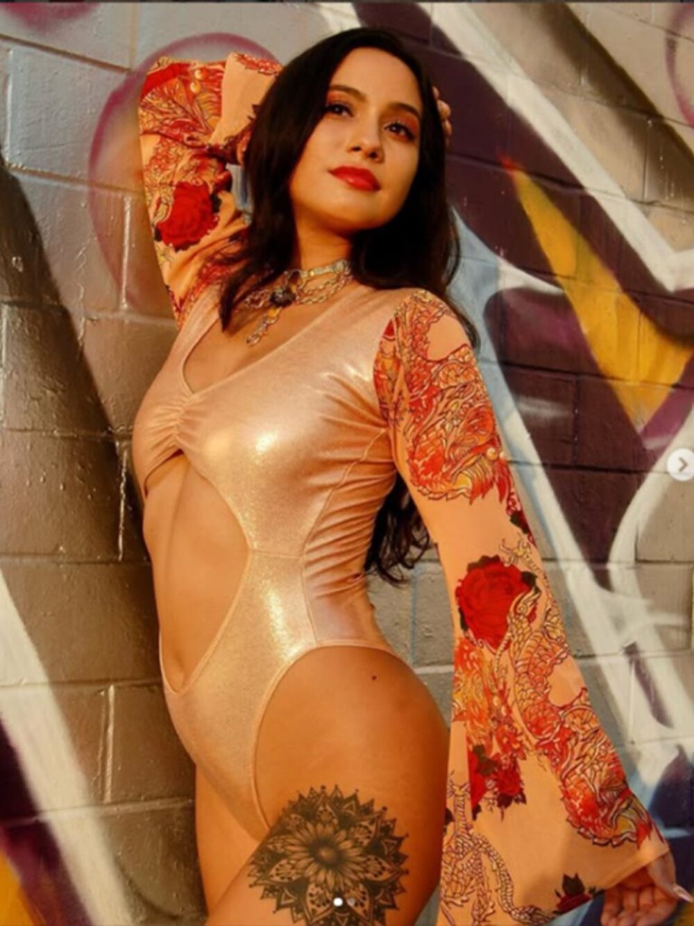 Daisy Day Dreamz Designs Blushing Dragon Bodysuit w​/​Skirt